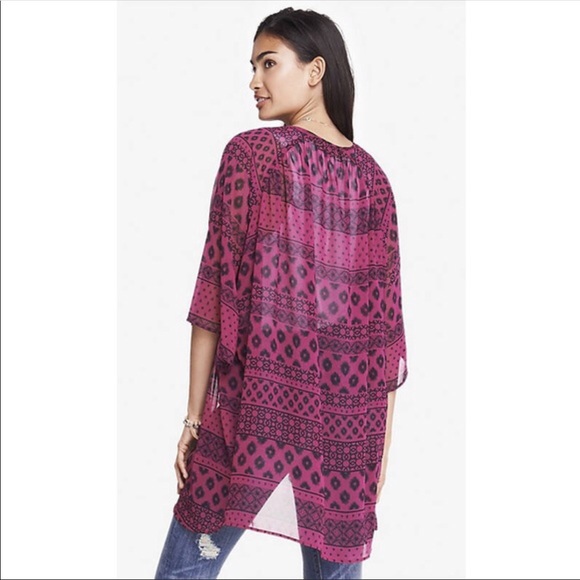 🎊🎊 NWOT Express sheer kimono - Picture 2 of 7